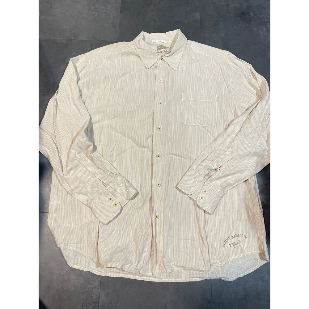 Tommy Bahama Relaxed Fit‎ Striped Button-Down Shirt size XL Casual C-32